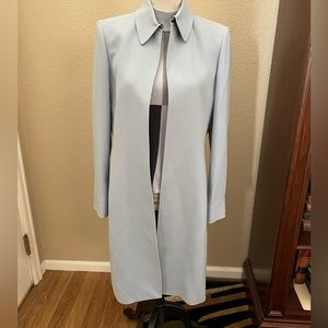 TAHARI 3 piece blue/charcoal pantsuit.